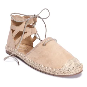 Stone Lace Up Espadrilles