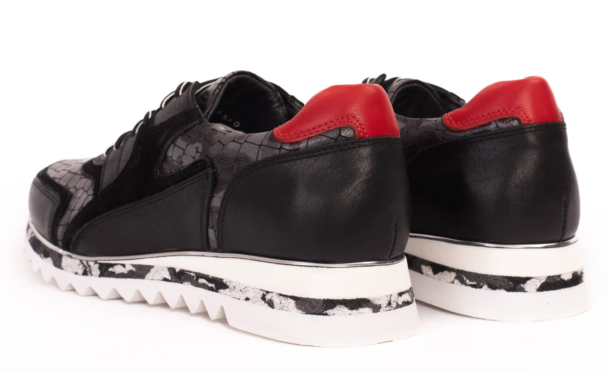 The Cakarta Black Leather Men Sneaker Final Sale!