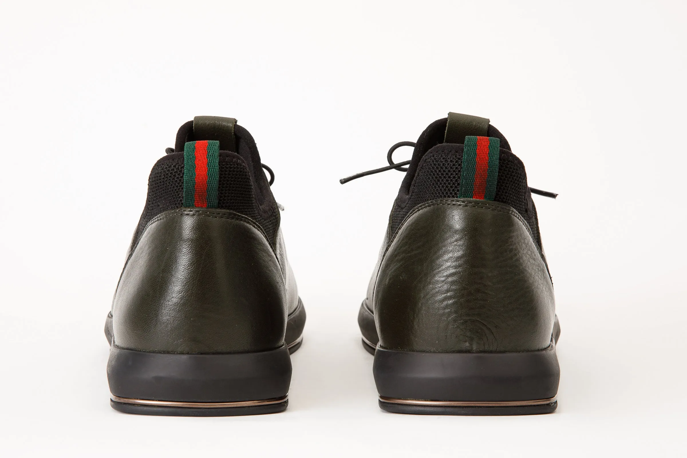 The Hoxton Green Leather Men Sneaker Final Sale!