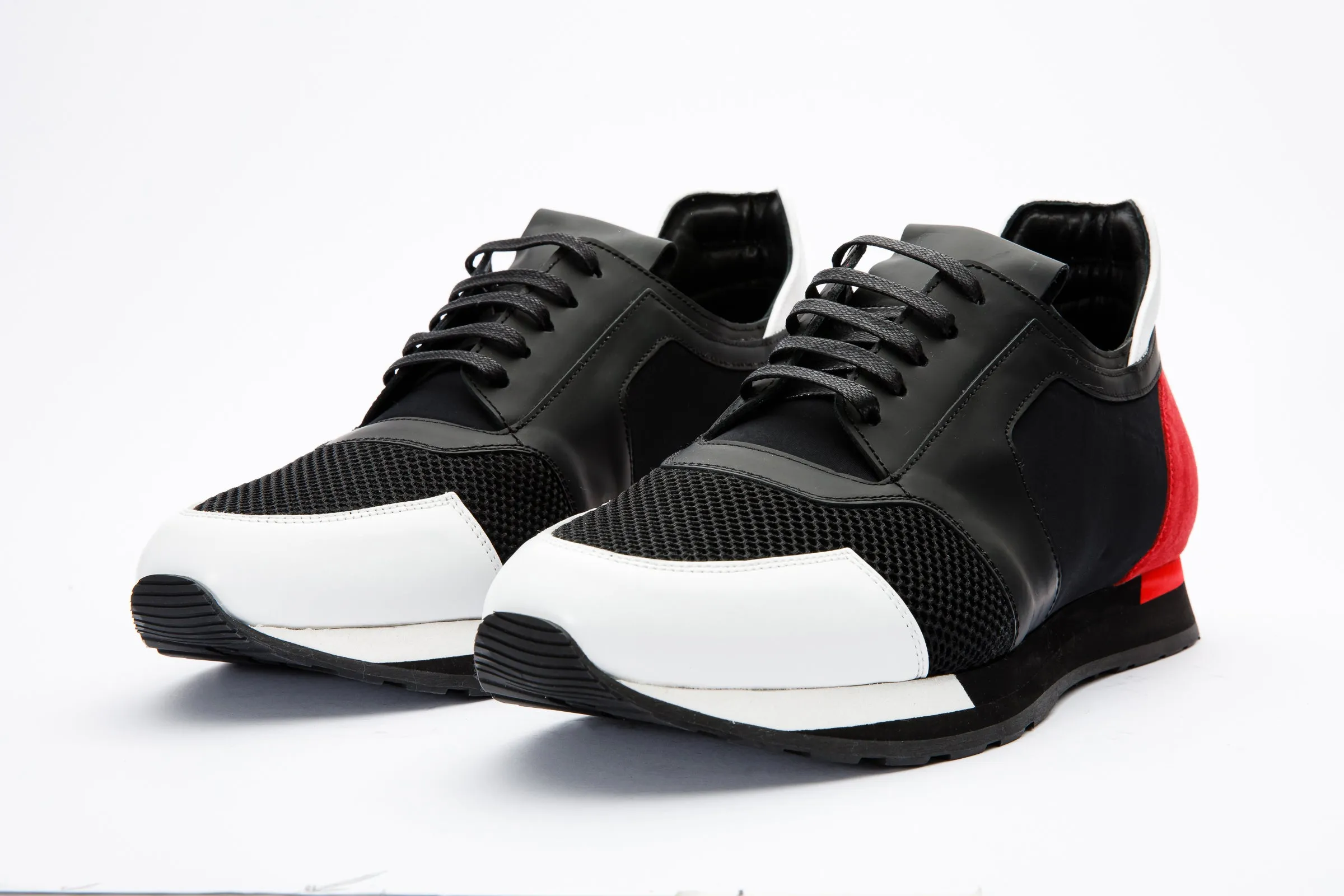 The Jenner Black Leather Men Sneaker Final Sale!