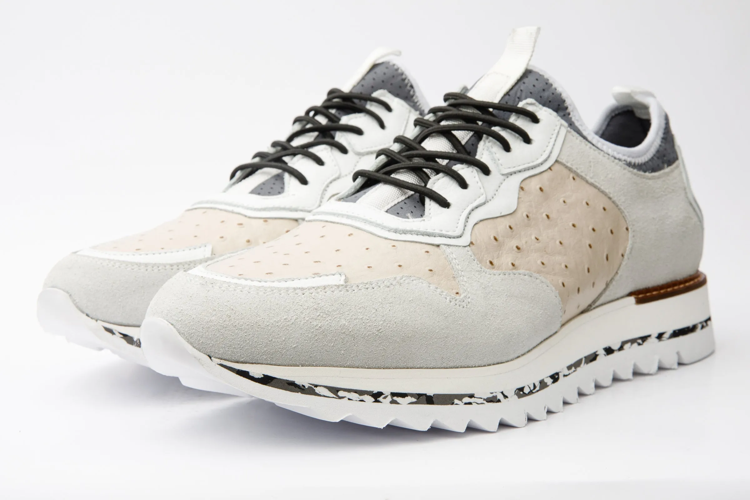 The Sopez White Leather Men Sneaker