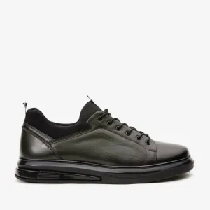 The Vilnius Green LeatherMen Sneaker Final Sale!