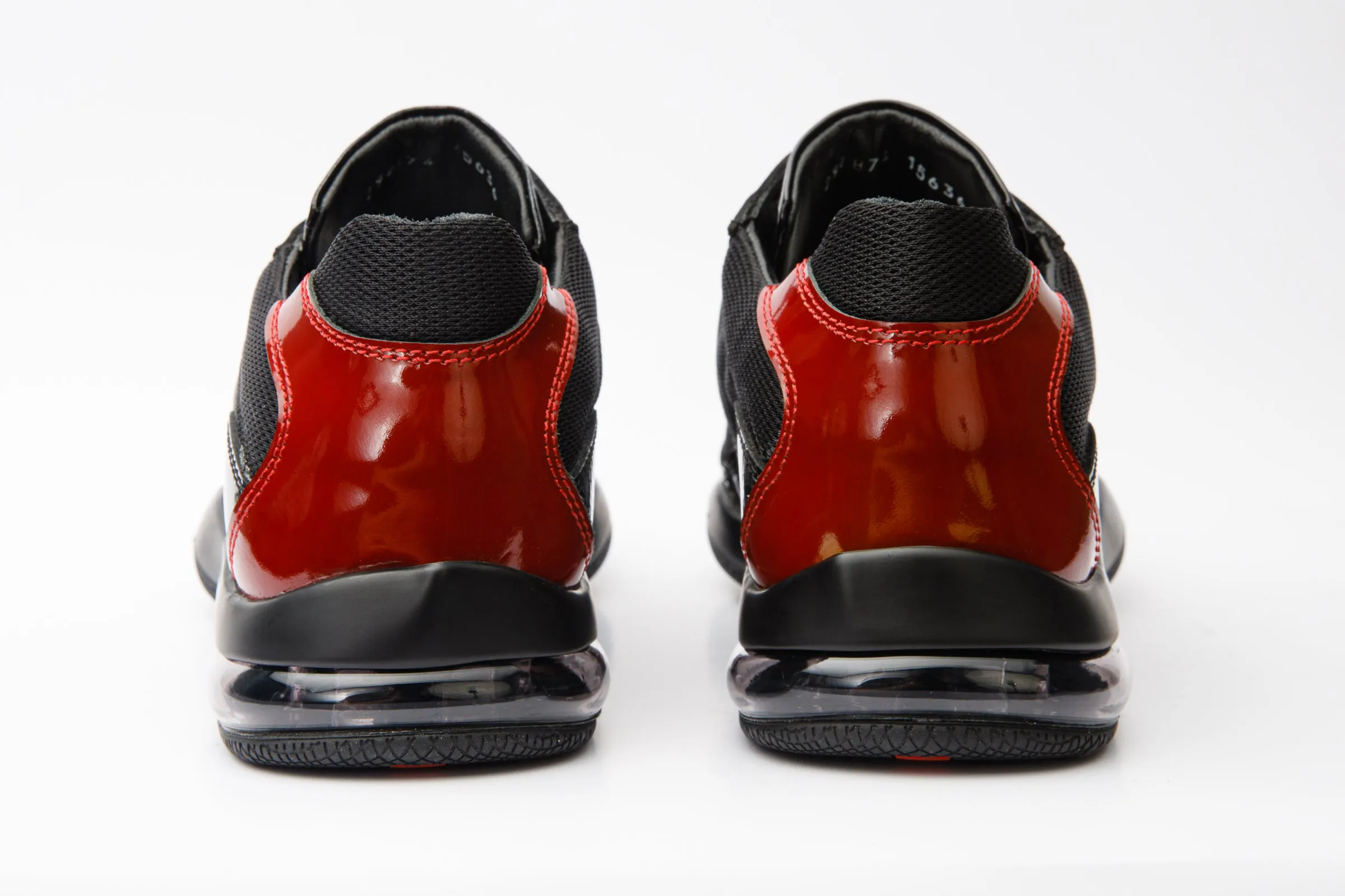 The Zona Black & Red Leather Men Sneaker Final Sale!