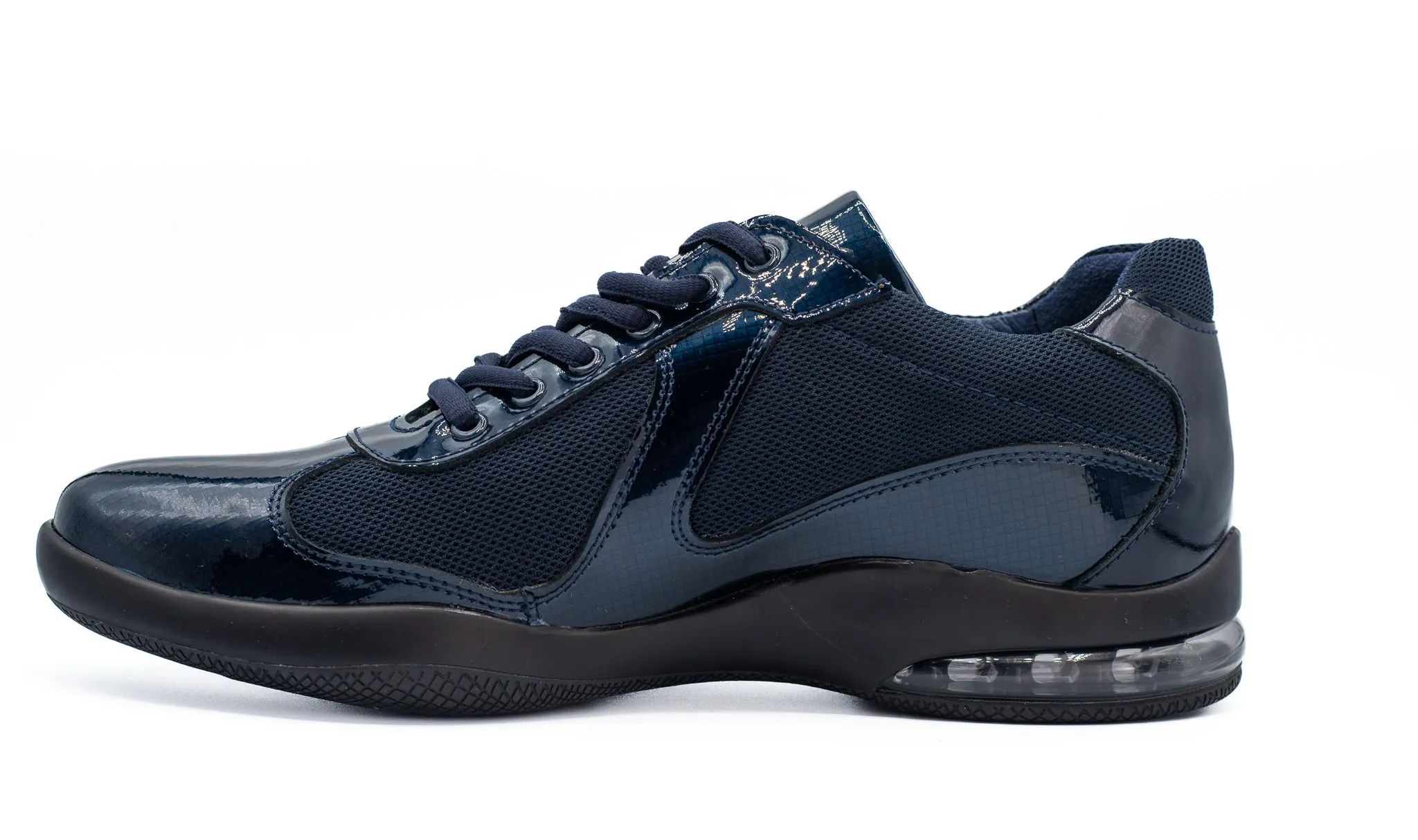 The Zona Navy Leather Men Sneaker Final Sale!