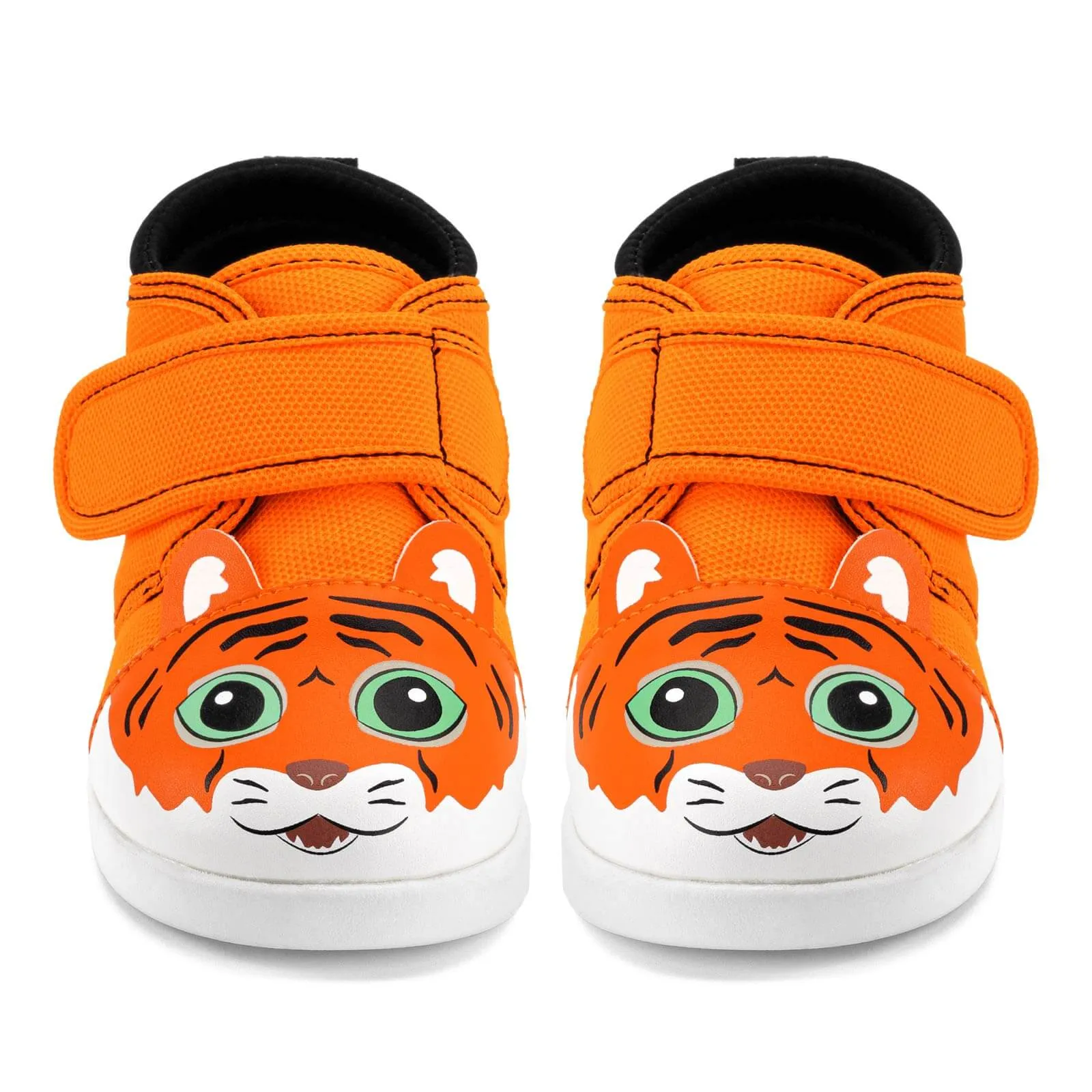 Tiger Squeaky Toddler Shoes | Orange