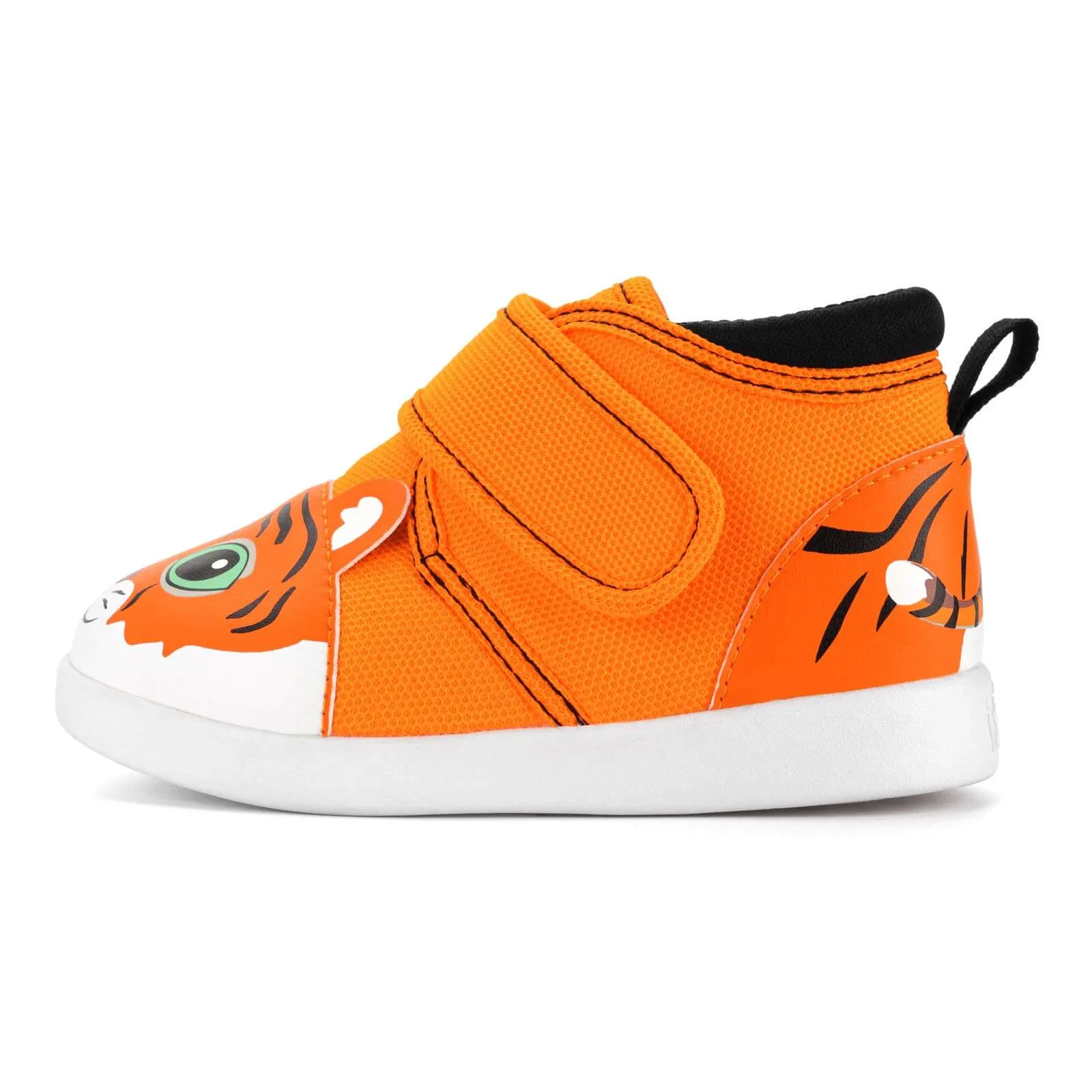 Tiger Squeaky Toddler Shoes | Orange