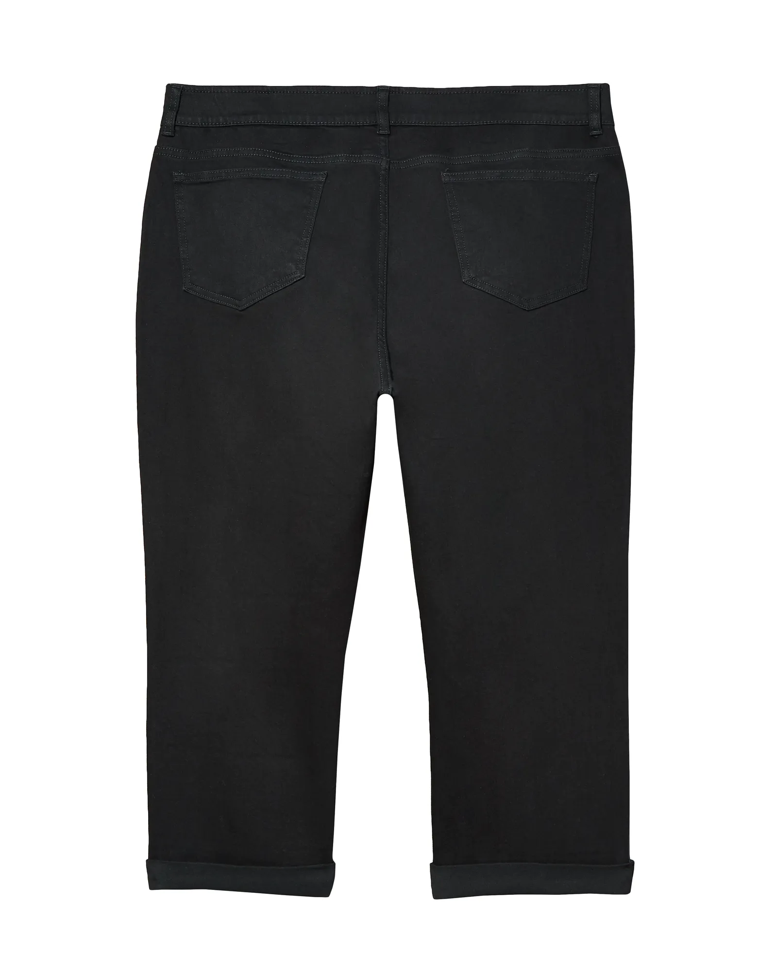 Tristen Denim Capri | Black