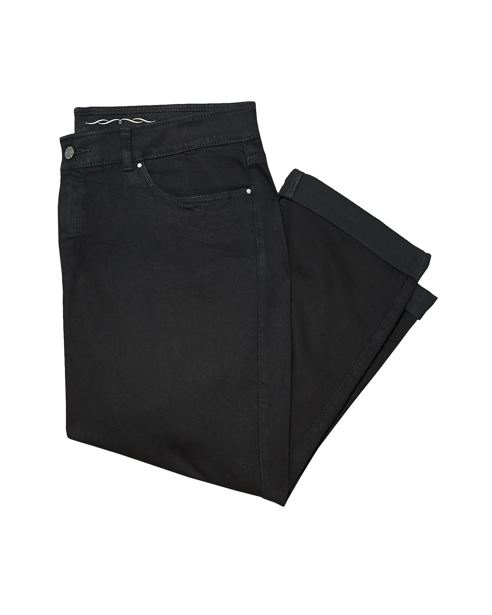 Tristen Denim Capri | Black