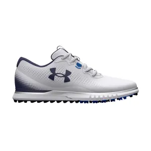 UNDER ARMOUR UA Glide 2 Men's Spikeless Shoes (White/White/Navy)