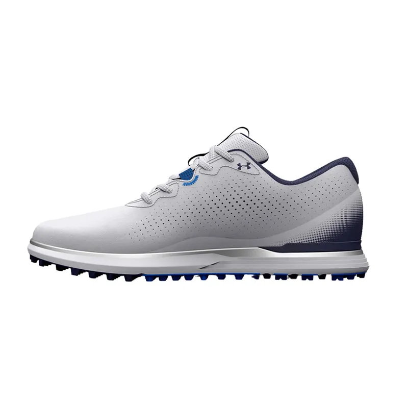 UNDER ARMOUR UA Glide 2 Men's Spikeless Shoes (White/White/Navy)