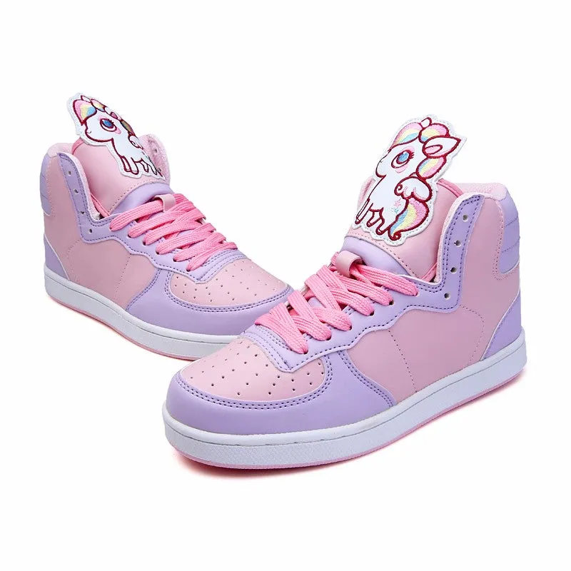 Unicorn High Top Sneakers