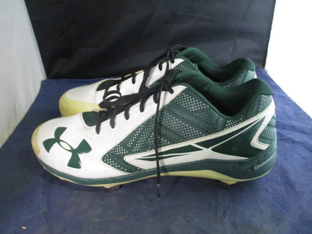 Used Under Armour Charged Metal Cleats Adult Size 12.5