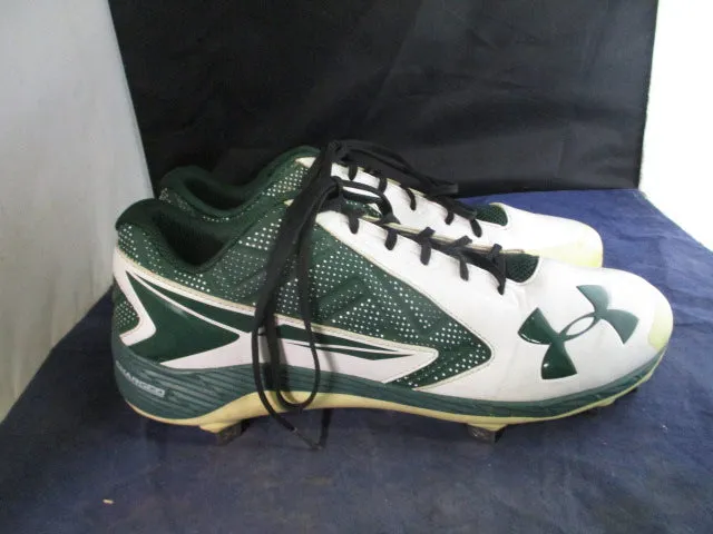 Used Under Armour Charged Metal Cleats Adult Size 12.5