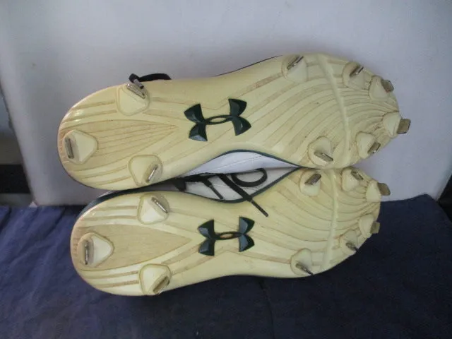 Used Under Armour Charged Metal Cleats Adult Size 12.5