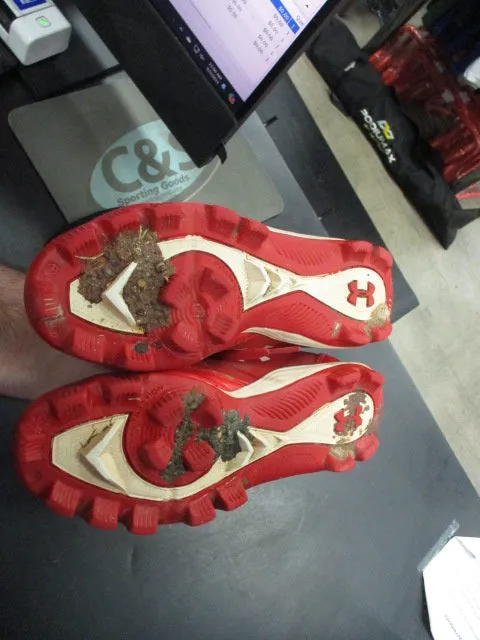 Used Under Armour Cleats Size 5.5 - Heels are Worn