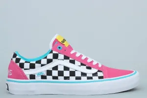 Vans Old Skool Pro Shoes Golf Wang Blue / Pink / White