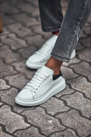 White High Top Sneakers for Men | GentWith