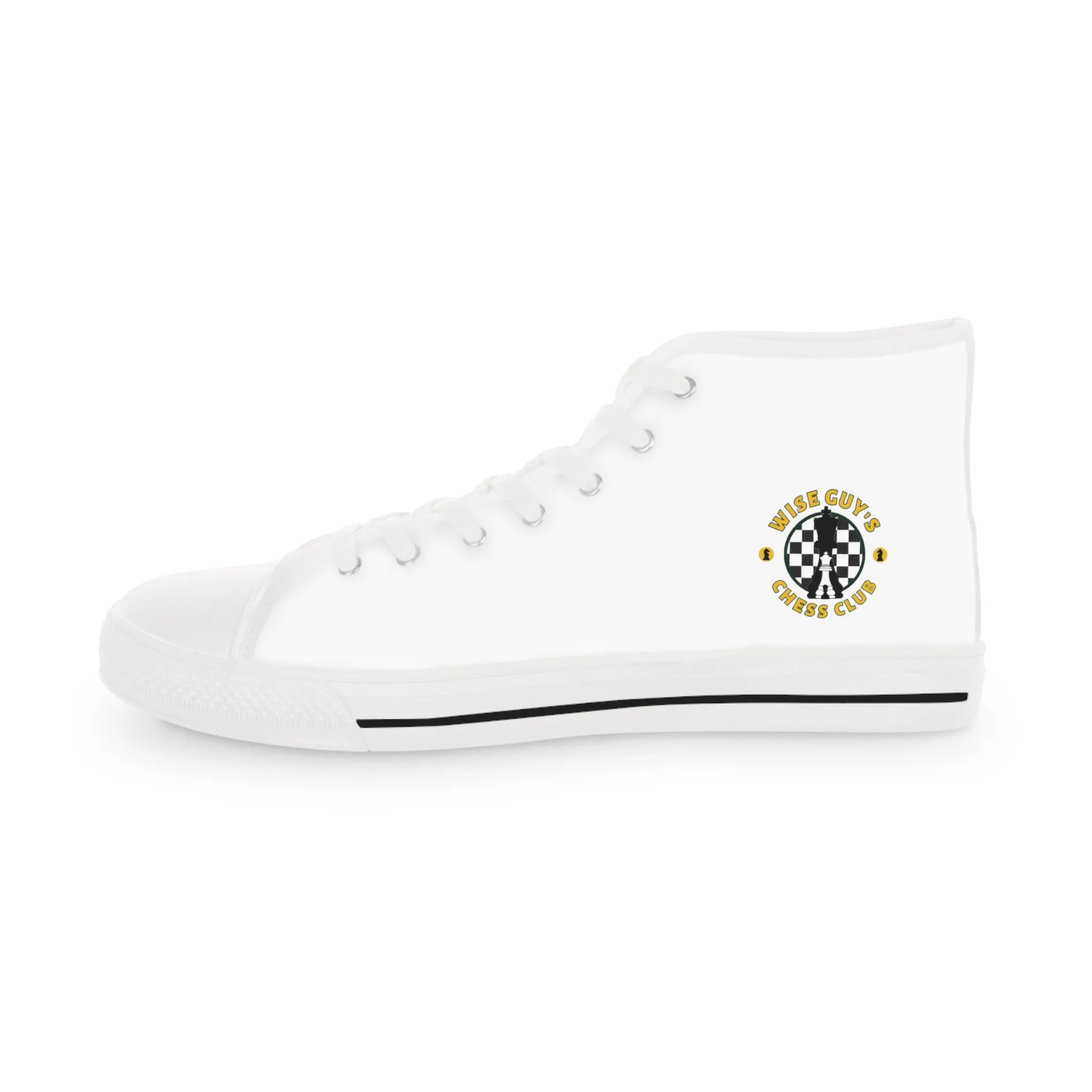 Wise Guy's Chess Club Men's High Top Sneakers