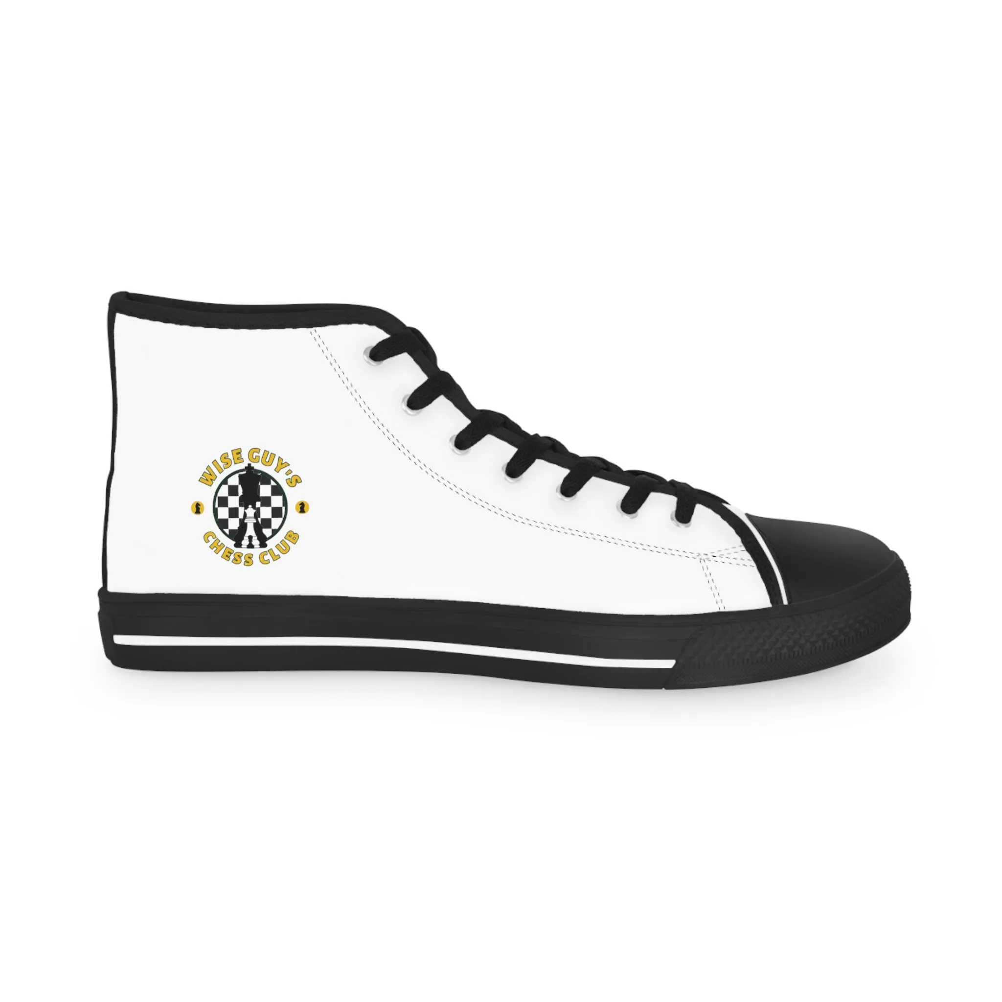 Wise Guy's Chess Club Men's High Top Sneakers