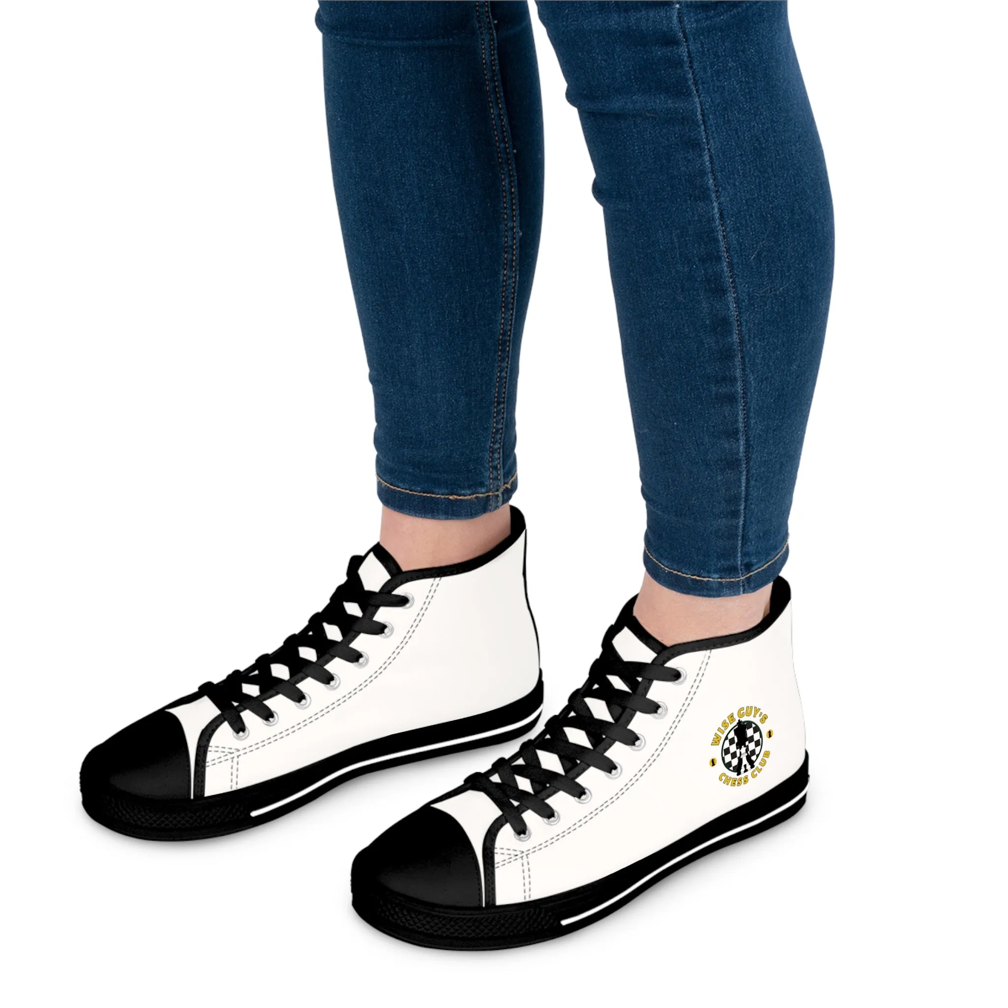 Wise Guy's Chess Club Women's High Top Sneakers