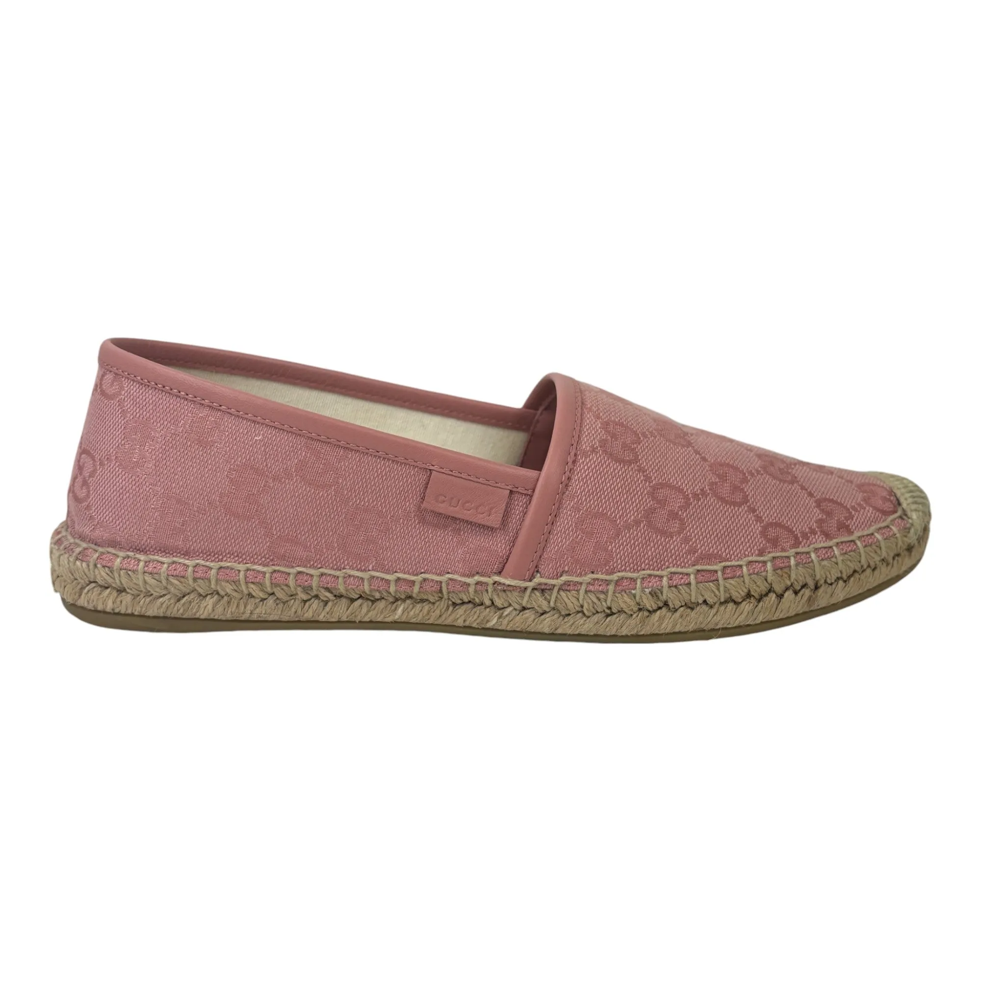 Women's Gg Supreme Espadrilles Pink Size EU 37.5 / UK 4.5