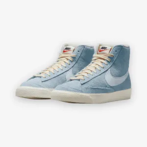 Women's Nike Blazer Mid '77 VNTG Blue Whisper Football Grey DV7006-400