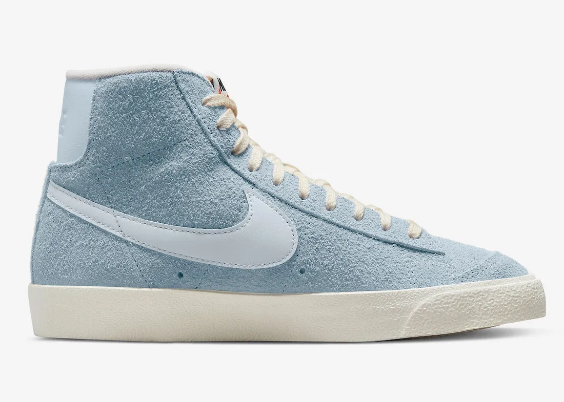 Women's Nike Blazer Mid '77 VNTG Blue Whisper Football Grey DV7006-400