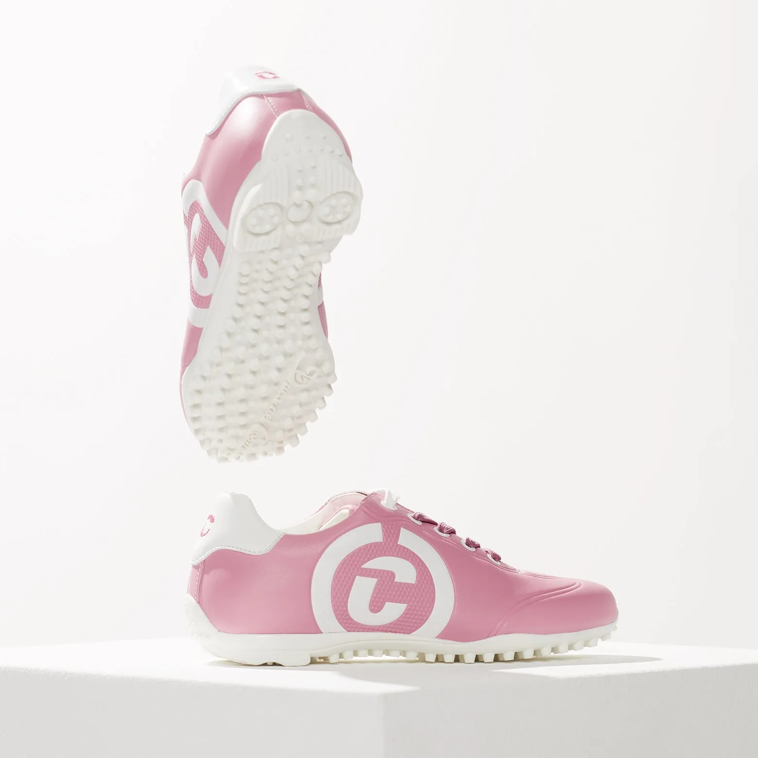 WOMEN'S QUEENSCUP PINK GOLF SHOE