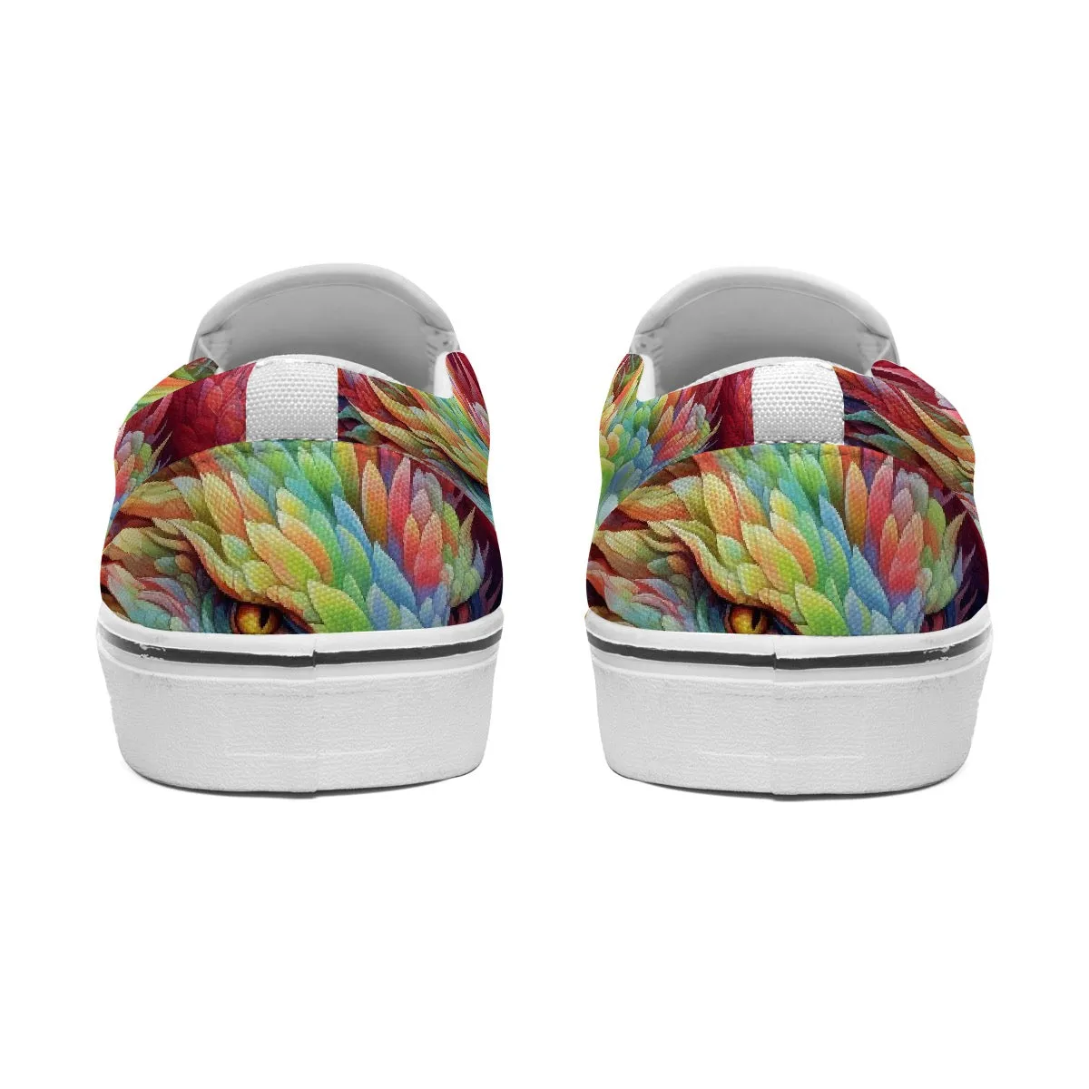 Women's Slip On Sneakers abstract multi color