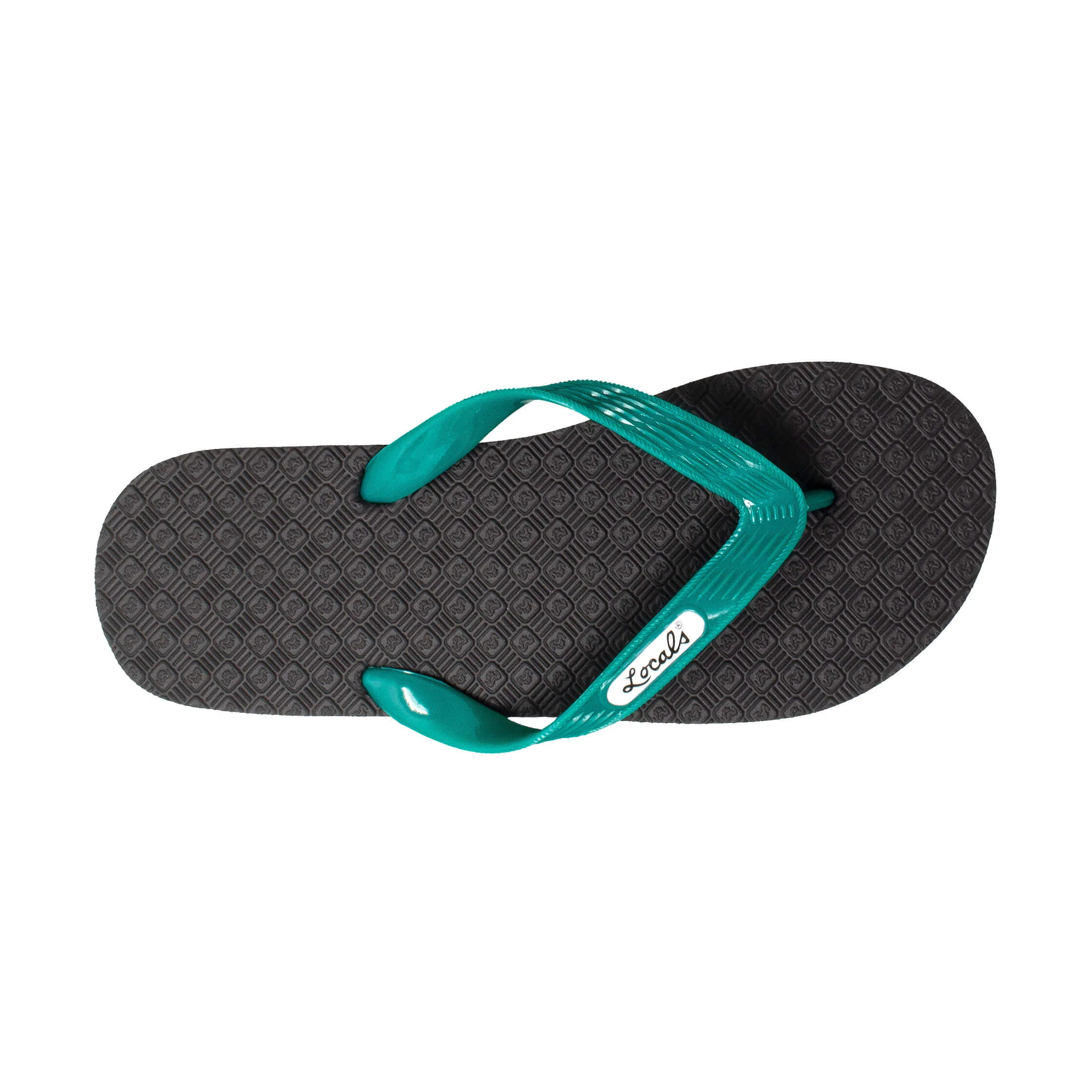 Women's Solid Green Strap Slippah