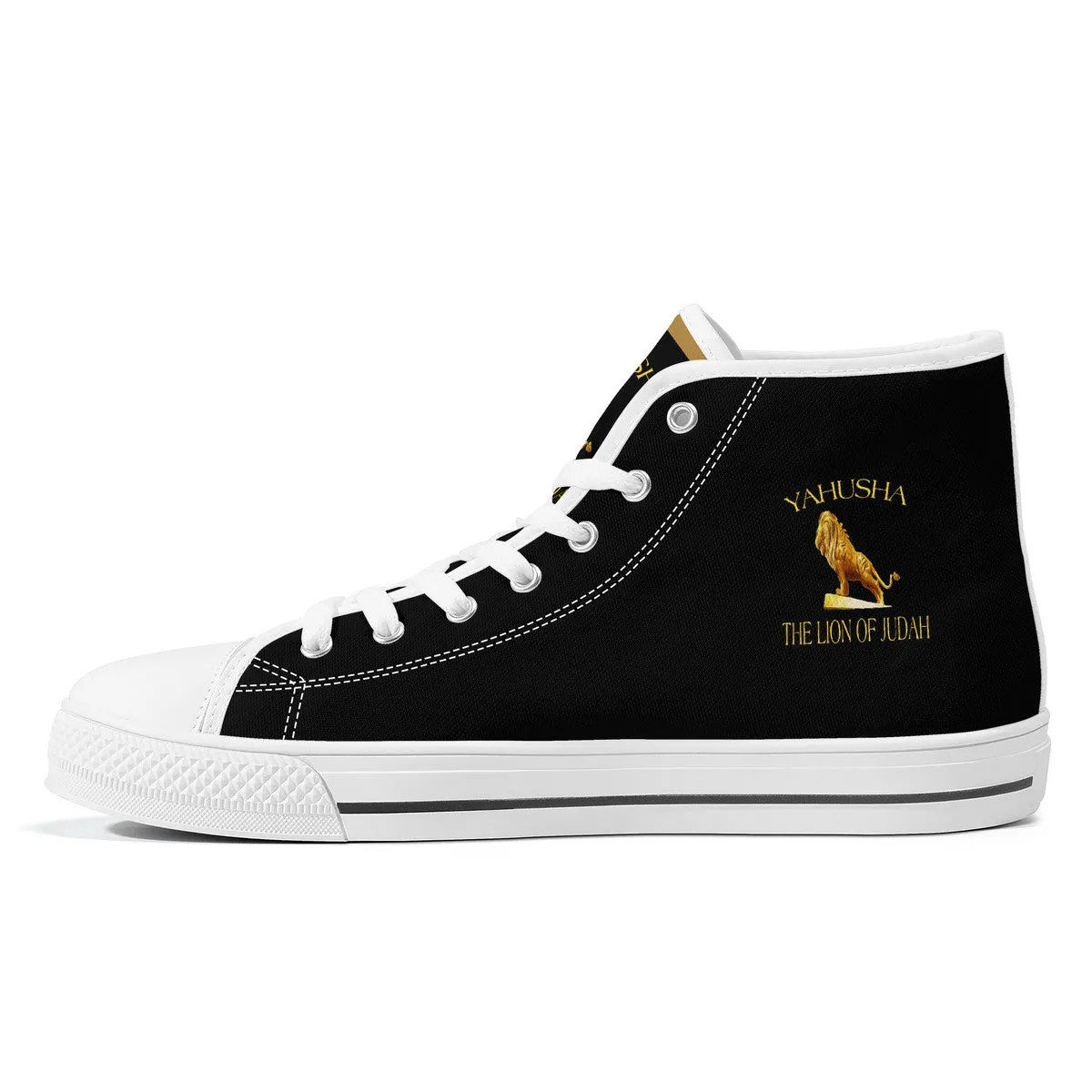 Yahusha-The Lion of Judah 01 High Top Unisex Canvas Shoes