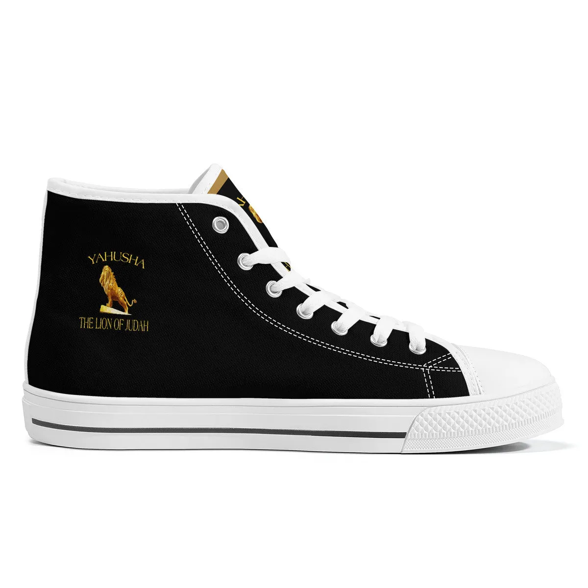 Yahusha-The Lion of Judah 01 High Top Unisex Canvas Shoes