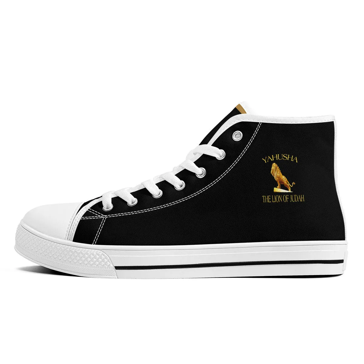 Yahusha-The Lion of Judah 01 High Top Unisex Canvas Shoes