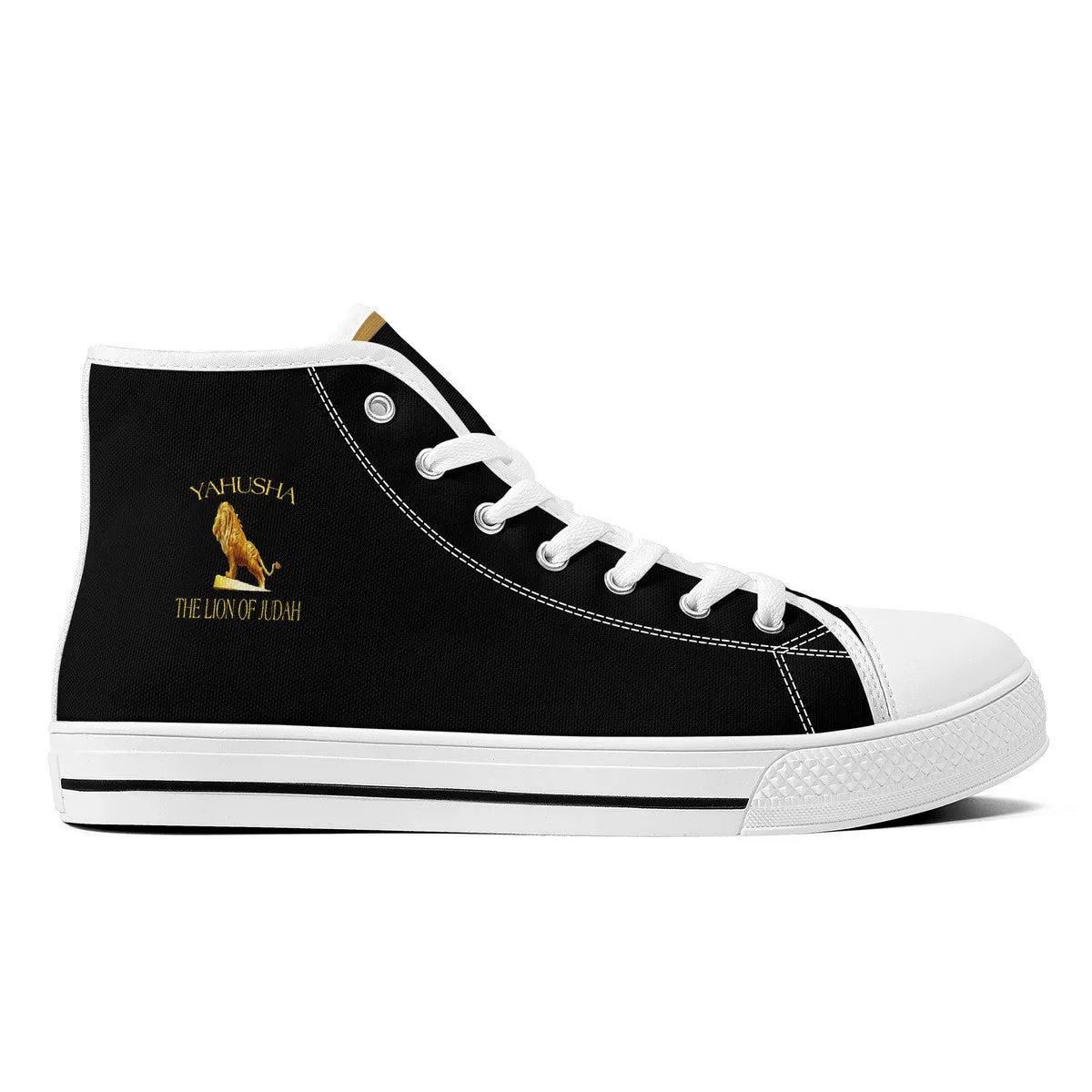 Yahusha-The Lion of Judah 01 High Top Unisex Canvas Shoes